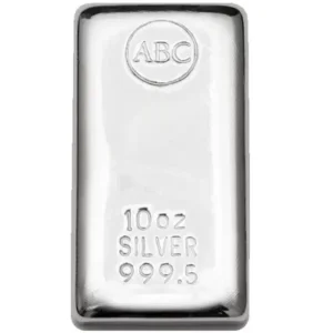 10oz ABC Silver Cast Bar