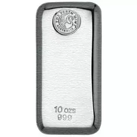 Perth Mint Bullion Cast Silver Bar - 10 oz*